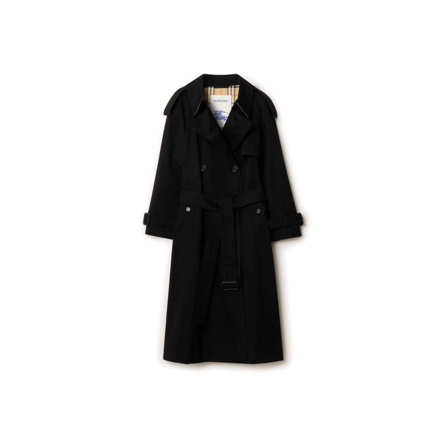 BURBERRY LONG GABARDINE FITZROVIA TRENCH COAT 81207021